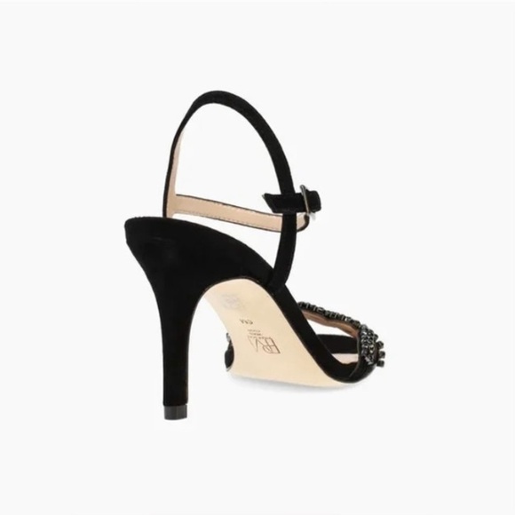 Pelle Moda Women’s Rois Mid Heel Pumps, black, embellished, size 6, NWOT - Picture 3 of 4